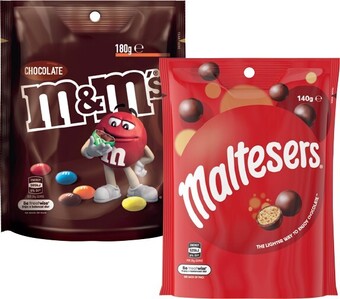 IGA Maltesers, M&M's, Pods, Skittles or Starburst Share Pack 120-215g Selected Varieties offer