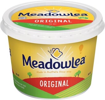 IGA MeadowLea Original or Salt Reduced Spread 1kg offer