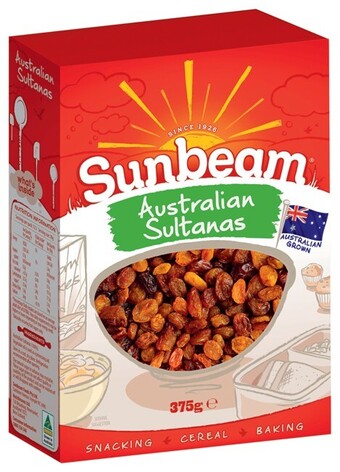 IGA Sunbeam Australian Sultanas 375g offer