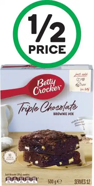 Woolworths Betty Crocker Cake Mix 400-540g offer