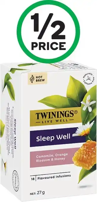 Woolworths Twinings Live Well Infusion Pk18 offer
