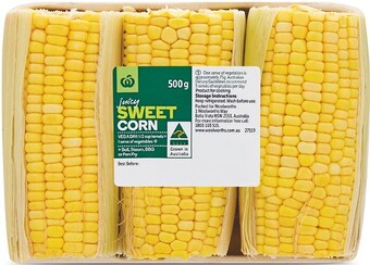 Woolworths Australian Sweet Corn 500g Pack offer