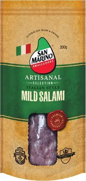 Woolworths San Marino Artisan Salami 200g – From the Deli offer