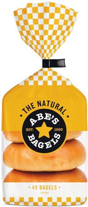 Woolworths Abe’s Bagel Varieties 360g Pk 4 offer