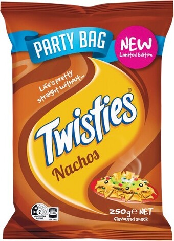 Woolworths Toobs, Twisties, Cheetos or Burger Rings Party Bags 165-270g offer