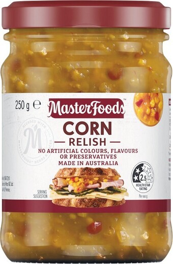 Woolworths MasterFoods Relish 250-260g offer