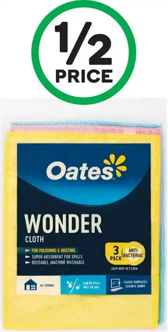 Woolworths Oates Wonder Cloth Pk 3 offer