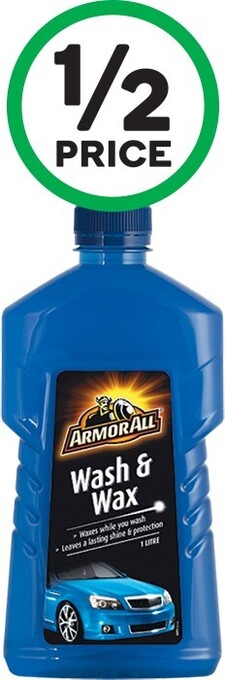Woolworths Armor All Wash & Wax 1 Litre offer