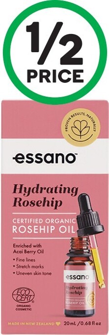 Woolworths Rosehip by Essano Rosehip Oil 20ml offer