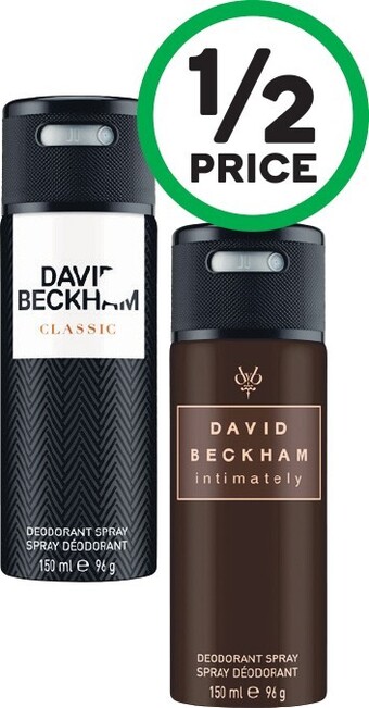 Woolworths Beckham Body Spray 150ml offer