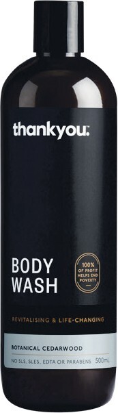 Woolworths Thankyou. Body Wash Botanical Cedarwood 500ml offer