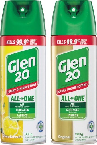Woolworths Glen 20 Surface Spray 300g offer