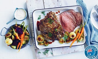 Coles Coles Australian No Added Hormones Beef Blade Roast offer