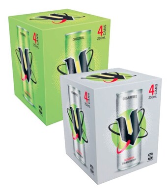 Coles V Energy Drink 4x250mL offer
