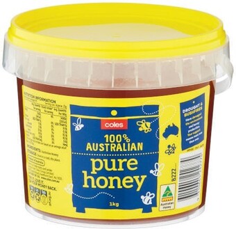 Coles Coles Pure Australian Honey 1kg offer