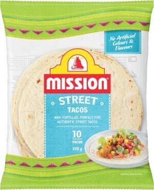 Coles Mission Street Tacos 10 Pack 375g offer