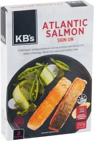 Coles KB’s Salmon Portions 250g offer