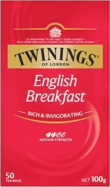 Coles Twinings Tea Bags 40 Pack-50 Pack offer