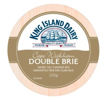 Coles King Island Cape Wickham Double Brie 200g offer