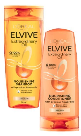 Coles L’Oréal Elvive Shampoo or Conditioner 300mL offer