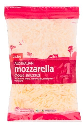 Coles Mozzarella Cheese Shredded 700g Offer At Coles