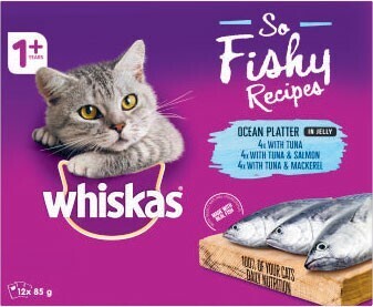 Coles Whiskas Oh So Cat Food 12x85g offer