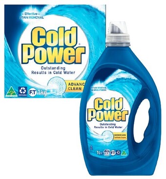 Coles Cold Power Powder 1kg or Liquid 1 Litre offer