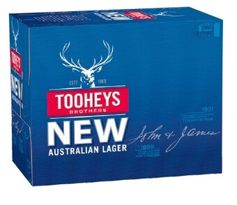 Coles Tooheys New Block Cans 30x375mL offer