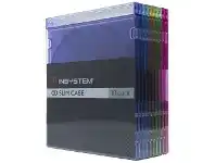 Officeworks InSystem Slim CD Cases Assorted Colours 10 Pack offer