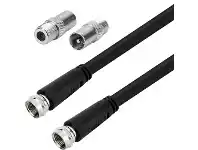Officeworks Comsol Antenna Cable F-Type Male to Male with PAL Adapters 3m offer