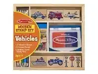 Officeworks Melissa and Doug Melissa & Doug Stamp Set Vehicle offer