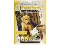 Officeworks Royal & Langnickel Painting By Numbers Junior Puppy Blues offer