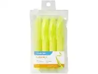 Officeworks Studymate Grip Highlighters Chisel Yellow 4 Pack offer