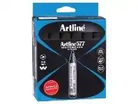 Officeworks Artline 577 Whiteboard Markers Bullet Black 12 Pack offer