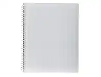 Officeworks J.Burrows A3 Display Book with 20 Fixed Pockets Clear offer