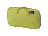 Officeworks Smart Fit Single Zip Compact Pencil Case Lime offer