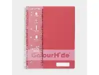 Officeworks Colourhide A4 Lecture Book 140 Pages Watermelon offer