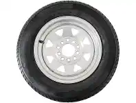 BCF Atlantic Boat Trailer Spare Wheel 13" Steel Black offer