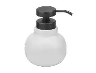 LivingStyles Aquanova Uma Ceramic Soap Dispenser, White offer