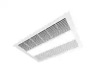 LivingStyles Ventair Sahara Ultra Slim 4-in-1 Fan Bathroom Heater with Exhaust & LED Panel Light, White offer