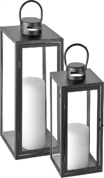 Coles Garden Lantern 2 Pack offer