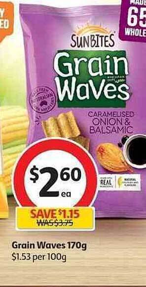 Coles Grain Waves 170g offer