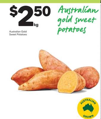 Woolworths Australian Gold Sweet Potatoes offer