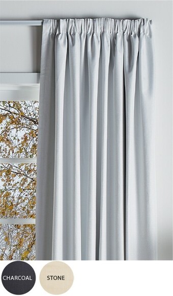 50% off Willow Blockout Pencil Pleat Curtains