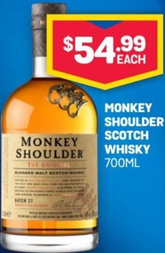 Bottlemart Monkey Shoulder Scotch Whisky 700ml offer