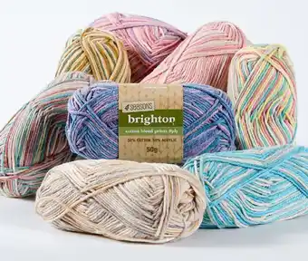 Spotlight 40% off 4 Seasons Brighton Cotton Blend 8ply 50g offer