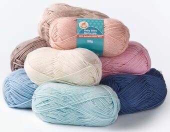Spotlight Bella Baby Baby Bliss Merino 4ply, 8ply & 50g offer