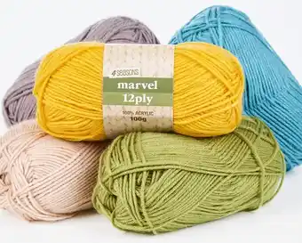 Spotlight 30% off All 4 Seasons Marvel 12ply, 100g offer