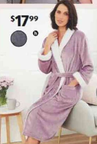 ALDI Women's Plush Robe offer