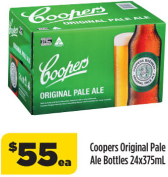 Liquorland Coopers Original Pale Ale Bottles offer